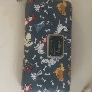 Loungefly Dogs Large Wallet New WO tags